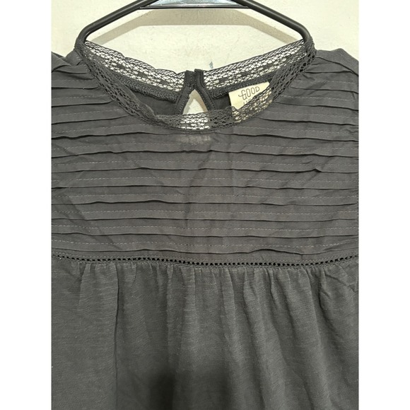 Good Hart By Matilda Jane NWT Mckinney Black Trapeze Dress Lace Eyelet Pintuck S - Picture 5 of 7